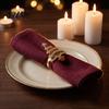 Table Decor for Christmas Tree Napkin Ring, Alloy Rhinestone Holder, Winter Festive Decorations Holiday Band Dinner Parties Decoration Luxury