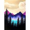 DIY Алмазная картина Красивый ночной вид Набор для вышивки крестом Мозаика Искусство Алмазная картина Полный круг/Квадратный алмаз Украшение дома
