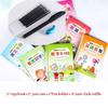 11pcs Book + Pen + Auto-Fade Ink Refills Reusable Groove Calligraphy Set Alphabet/Number/Math Tracing- Kids Writing Practice Early Education Tool