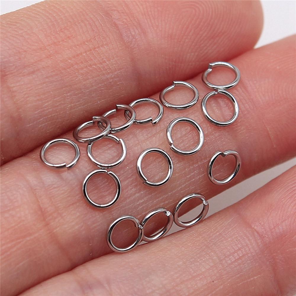 Разъемные кольца из нержавеющей стали 5 размеров Аксессуары Детали Мужские украшения Милые аксессуары
