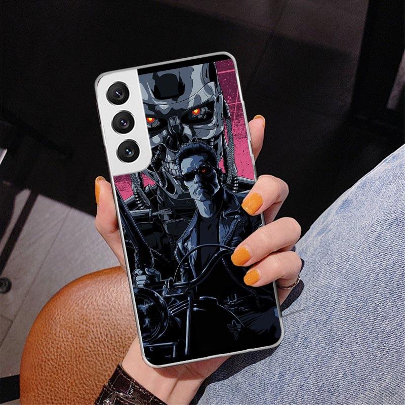 Чехол для телефона Arnold Schwarzenegger Terminator для Samsung Galaxy S24 S25 Edge S26 Ultra S23 S22 S21 Plus S20 FE + Персонализированный Pri