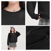 MJ STYLE Women's Loose Fit Round Neck Sweatshirt