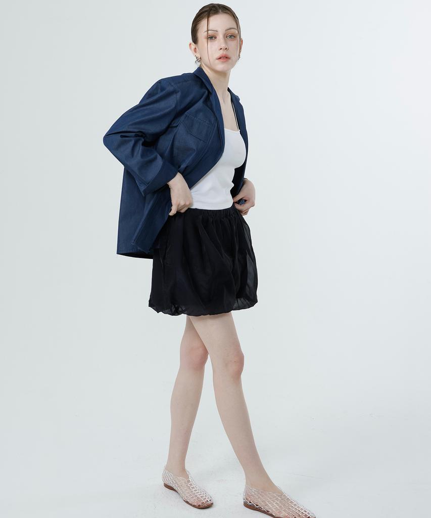 LOVENTINA Balloon Pants_Navy