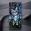 Чехол для телефона с масляной краской для Samsung Galaxy A32 A33 A31 A23 A22 A21S A13 A12 A11 A03 A02 5G, чехлы с изображением кота Ван Гога, звездной ночи