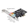 4.1 Звуковая карта PCI-E 4-канальная Стерео Панель PCI-Express X1 Аудиоадаптер для Настольного ПК Компьютера Преобразователь Громкости Звуковых Эффектов
