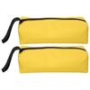 2 шт. Размер S Портативная ручная сумка для хранения инструментов Ремонт Организатор ручных инструментов с браслетом(желтый )