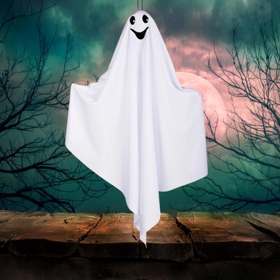 yangyizhi Halloween Hanging Ghost Outdoor Decoration, Cute Flying White for Front Yard, Porch, Patio, Lawn, Garden, Tree, Party Decor