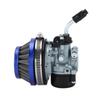Motorcycle Carburetor with Air Filter Replacement for 2 Stroke 49cc 66cc 70cc 80cc Engines