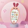 Baby Girls Boys Cartoon Radish Simulation Mobile Phone Toy Children Music Early Education Story Machine Bilingual Learning Toy