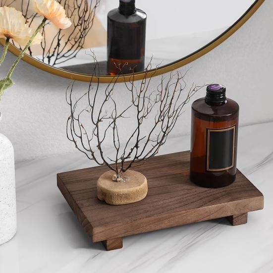 Ретро деревянный поднос для ванной комнаты держатель мыла гладкая поверхность без заусенцев прочная несущая способность