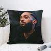 N-Nipsey H-Hussle RAP Pillow Case Plush Fabric Soft Pillowcase Double Sided Print Sofa Cushion Cover Throw Pillow Cover