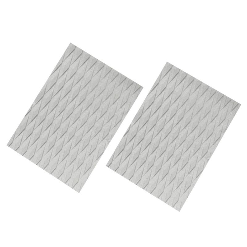 2Pcs Trimmable Surfboard Traction Pad Nonslip Surfboard Skimboard Traction Pad Deck Grip Tail Pad for Boats Deck