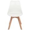 Maison Exclusive - Chaises à manger lot de 4 Blanc Plastique