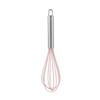 Silicone Handle Stainless Steel Egg Beater & Whisk Baking Tool