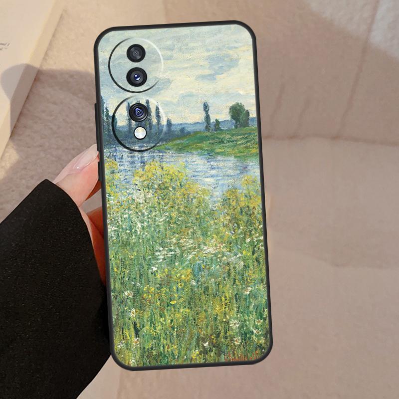 Чехол Claude Monet Cool для Honor Magic 5 Lite Pro 50 70 90 8X 9X X6 X7 X8 X9 Honor X6a X7a X8a X9a X9b Cover