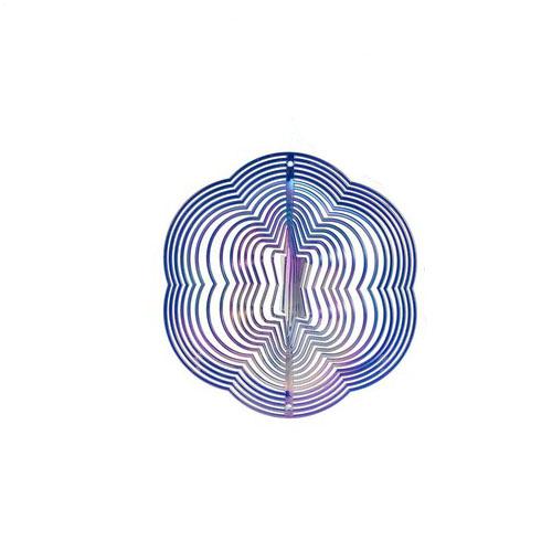 Colorful Wind Spinners 3D Bird Repelling Wind Chimes Rotating For Garden Outdoor