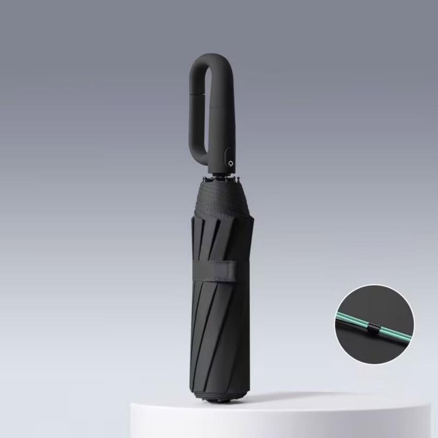 Зонт автоматический складной ветрозащитный с ручкой-кольцом, 20 спиц, защита от УФ-лучей, водоотталкивающий, зонт от солнца для женщины и мужчины