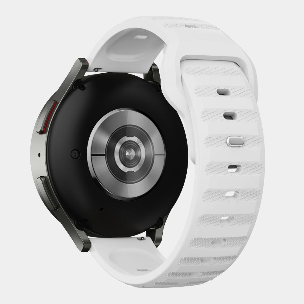 Классический силиконовый ремешок в спортивную полоску для Samsung Galaxy Watch 4 Classic 5 Pro, 45 мм, 40, 44 мм, 46 мм, ремешок для часов Smartwatch 20, 22 мм, аксессуары