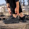 Дышащая рабочая обувь Кроссовки со стальным носком Защита от прокола Защита от ударов Рабочие кроссовки Регулируемые Легкие Низкие Ботинки безопасности