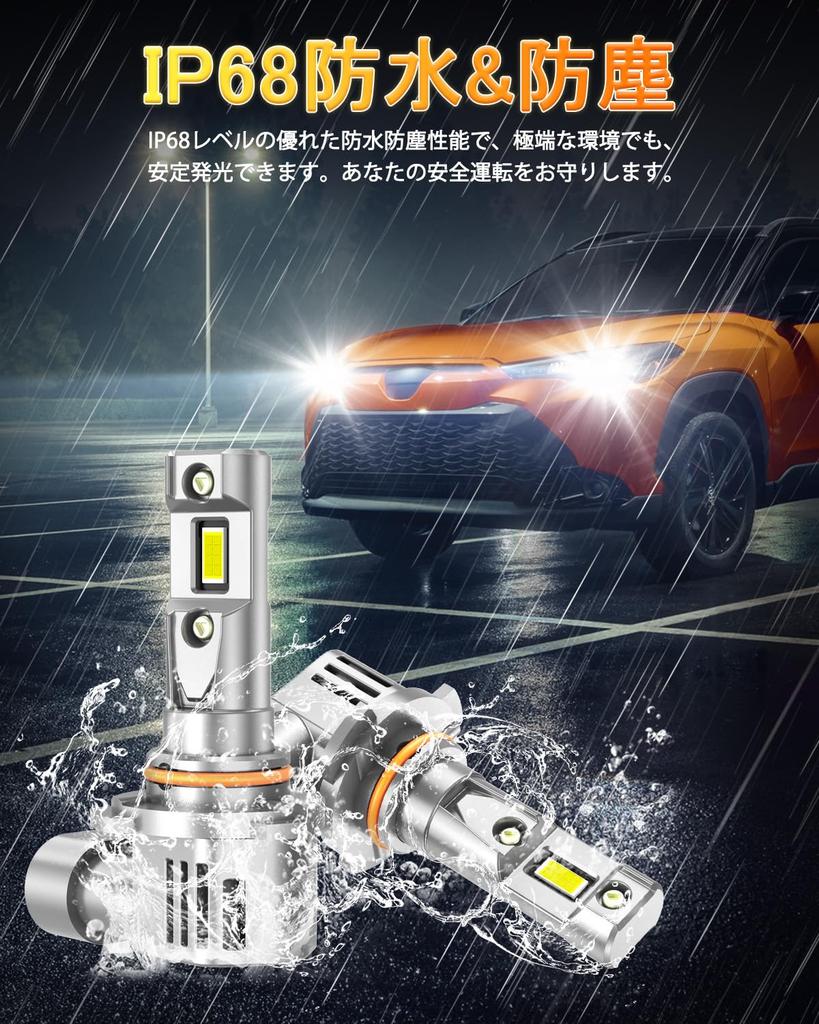 OXILAM HB3 Q36HB3 LED Headlight, Compatible with Vehicle Inspection, Explosive Light, Halogen Size, Hi/lo