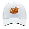 Thanksgiving Football Feast Mascot G Sandwich Baseball Cap Sun Cap Outdoor Workouts Hat