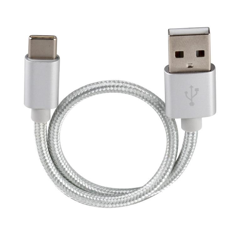 High Quality 2A Durable Braided Fast Charging Pure Copper Micro-USB Type-C Data Cable 1m/2m for Computer & Printer