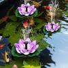 Фонтанный насос Lotus Solar, работающий на солнечной энергии, безщеточный, искусственный фонтан с цветами лотоса, декор для бассейна у дома для птиц