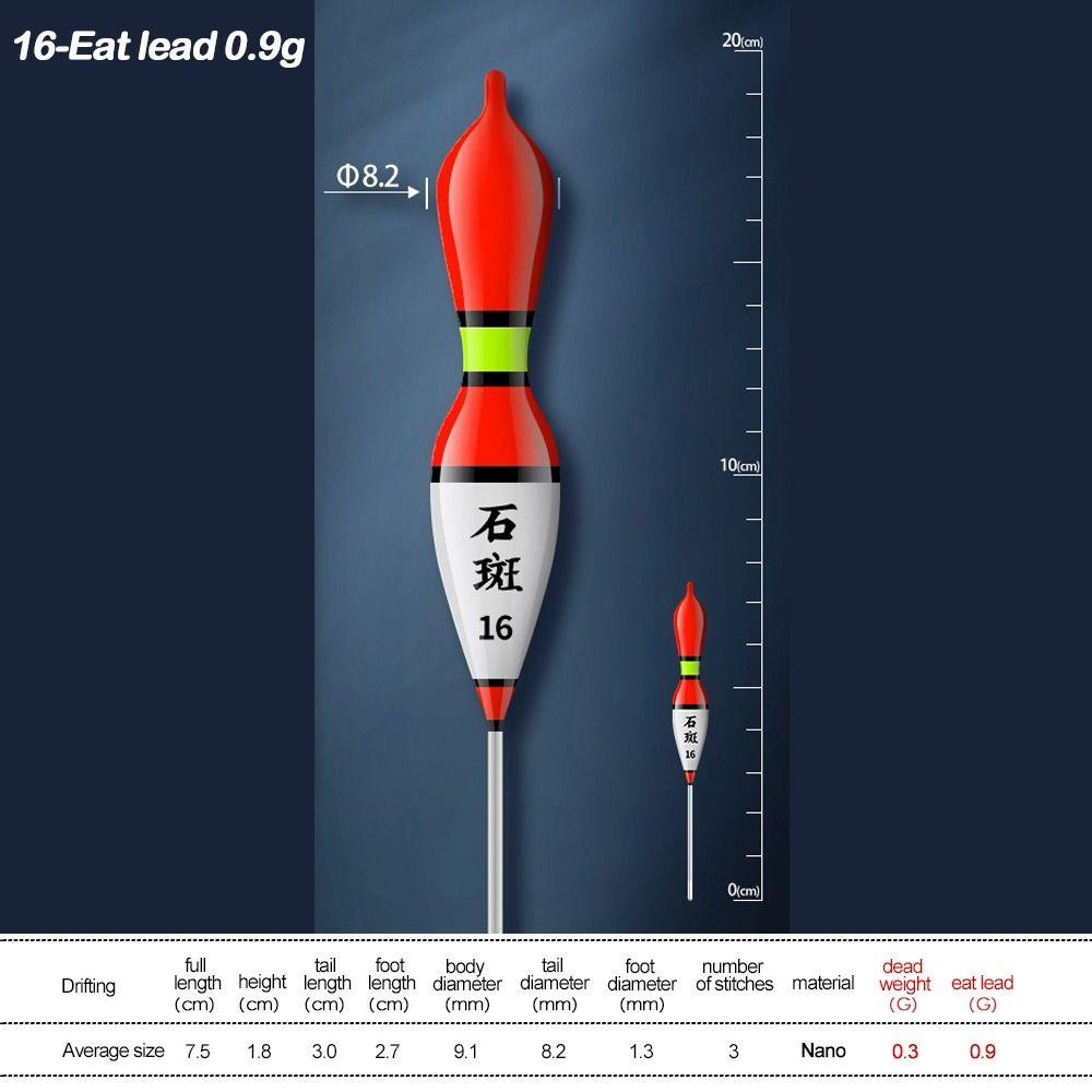 Ассорти из размеров Поплавок для ловли камня Индикатор Световой индикатор Поплавки-палки Поплавки для активного отдыха Поплавки-бомберы для рыбалки