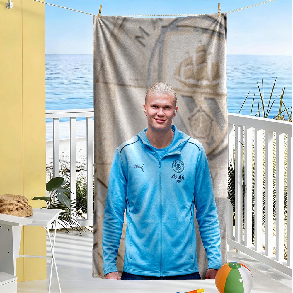 Haaland Beach Towel Super Soft & Absorbent Comfortable Lightweight