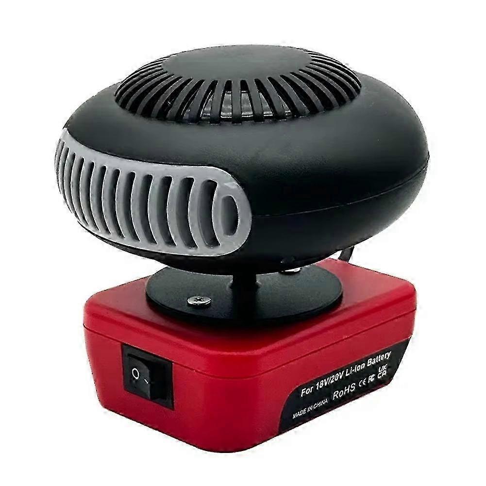 Portable Electric Warm Air Blower for Milwaukee Tools, Dual Hot/Cold Modes, Indoor & Outdoor Use