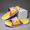 New Yellow Purple Couple Summer Slippers Luxury Designer Slides Men Women Beach Slippers Comfortable Flip Flops Men EVA Slippers