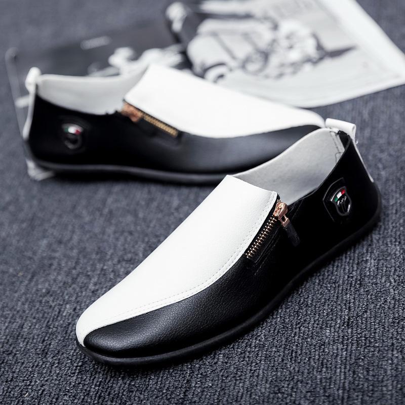 Peas Shoes Men's Tide Shoes A Pedal Lazy Leisure Men's Shoes