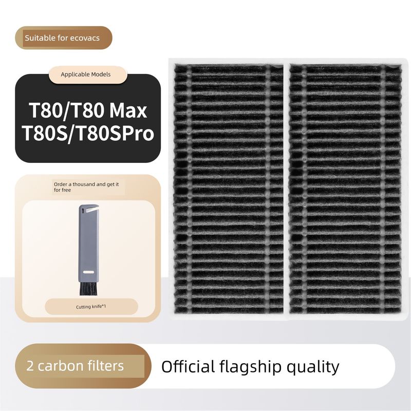 Совместимо с расходными материалами Ecovacs T80/S, Аксессуары для робота-пылесоса, Боковая щетка Pro, Швабра, Фильтр, Мешок для пыли, Чистящее средство