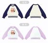 Color Block Cartoon Print Knit Sweater for Kids