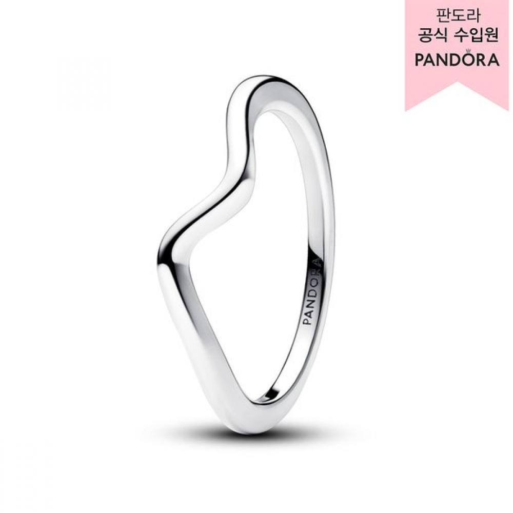 Pandora Polished Wave Ring 193095c00