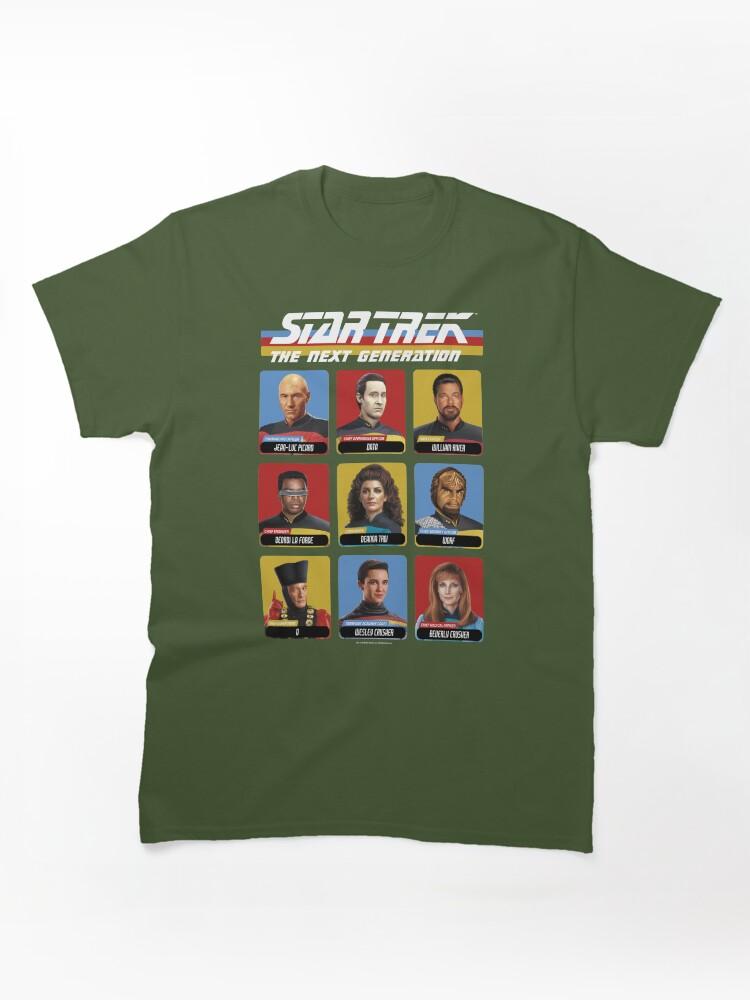 Star Trek The Next Generation Star Trek Next Generation Portrait Panel Poster Classic Unisex T-Shirt