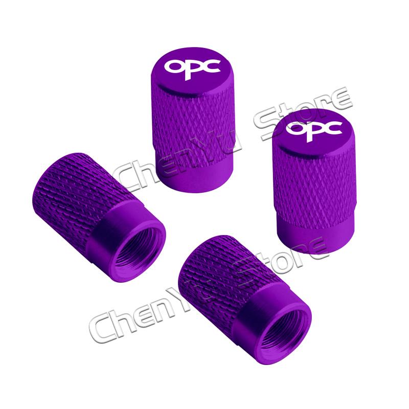 4Pcs OPC Logo Car Metal Wheel Tire Valve Caps Stem Case Dust Cap For Opel Astra Insignia Corsa Rocks Junior Accessories Styling PF5