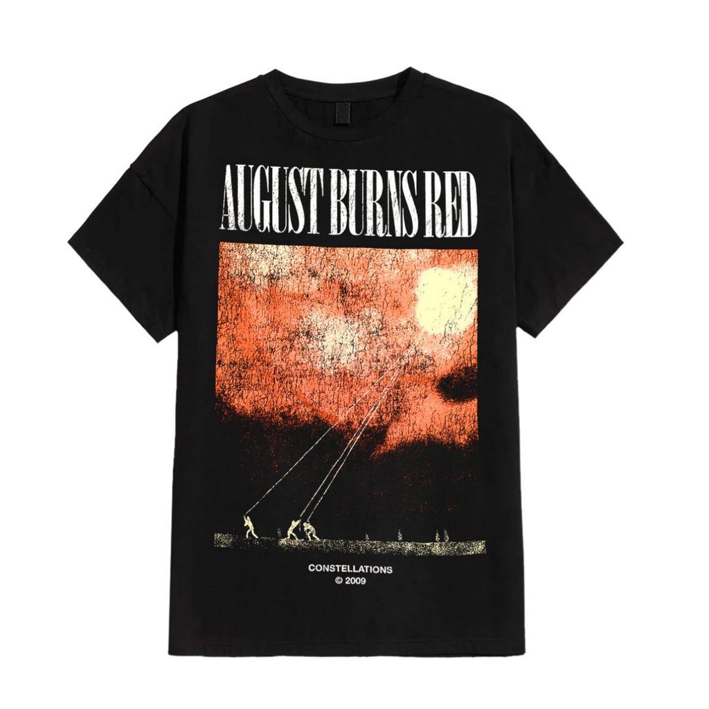 New August Burns Red Cotton Band Shirt Unisex Summer Short Sleeve Fashion Brand Tee Luxury Casual Vintage