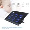 Ultra Quiet Laptop Cooler Adjustable Slim Laptop Cooling Pad With 6 Fans