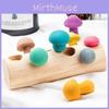 Wooden Mushroom Picking Game For Early Education And Focus Training
