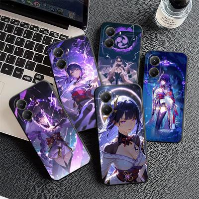 Мягкий чехол для телефона Genshin Impact Райдэн Сёгун для Xiaomi Poco X5 X6 X7 X8 Pro Max X3 F7 F8 Ultra M8 M7 M6 M5 Redmi 15 15C 14C 13C