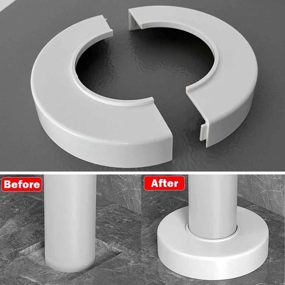 Plating Drain Pipe Cover Adjustable Tube Accessories Useful Flange Cover  Kitchen