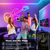 Smart LED Neon Strip RGB Neon Sign Rope 12V Ribbon Tape Flexible APP Bluetooth Remote Control Waterproof for Home Garden Decor