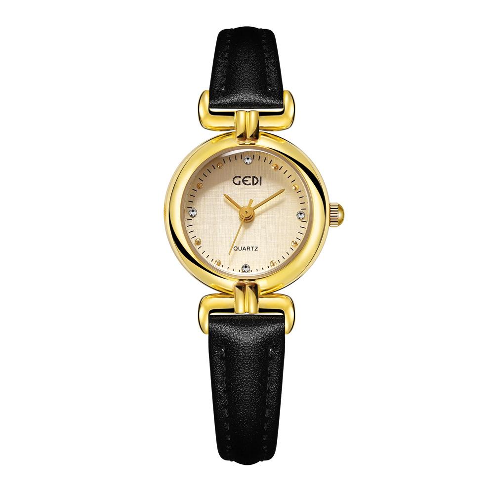 UTHAI CQ474 Винтажные женские часыизысканные часы с кварцевым механизмом из натуральной кожилегкие роскошные часы подарокчасы для женщины