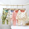 Children's Pajamas Suit Autumn New Lycra Cotton Baby Underwear Boys' Home Clothes Girls Children's Wear