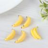 10Pcs 1:12 Dollhouse Miniature Fruit Banana Dolls House Food Accessories Toys