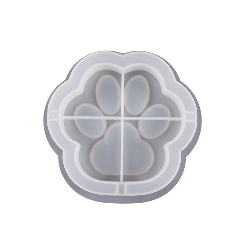 Пепельница в виде кошачьей лапки, силиконовая форма, эпоксидная смола, форма для литья сигар из бетона, кристаллов, гипсовый держатель, форма для хранения ювелирных изделий