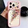 Розовый чехол с бабочками для iPhone 17 Pro Max Чехол iPhone 16 15 14 13 Pro Max 11 17e 16e Ударопрочный бампер Мягкий силиконовый чехол для телефона