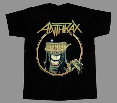 ANTHRAX Хлопковая футболка с коротким рукавом Черная Все размеры S-234XL Унисекс Футболка Унисекс Футболка