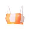 X Dua Lipa Collaboration, спортивный бюстгальтер с цветными блоками, полосатым логотипом, вышитой бабочкой, женское нижнее белье, оранжево-красный 671265-86